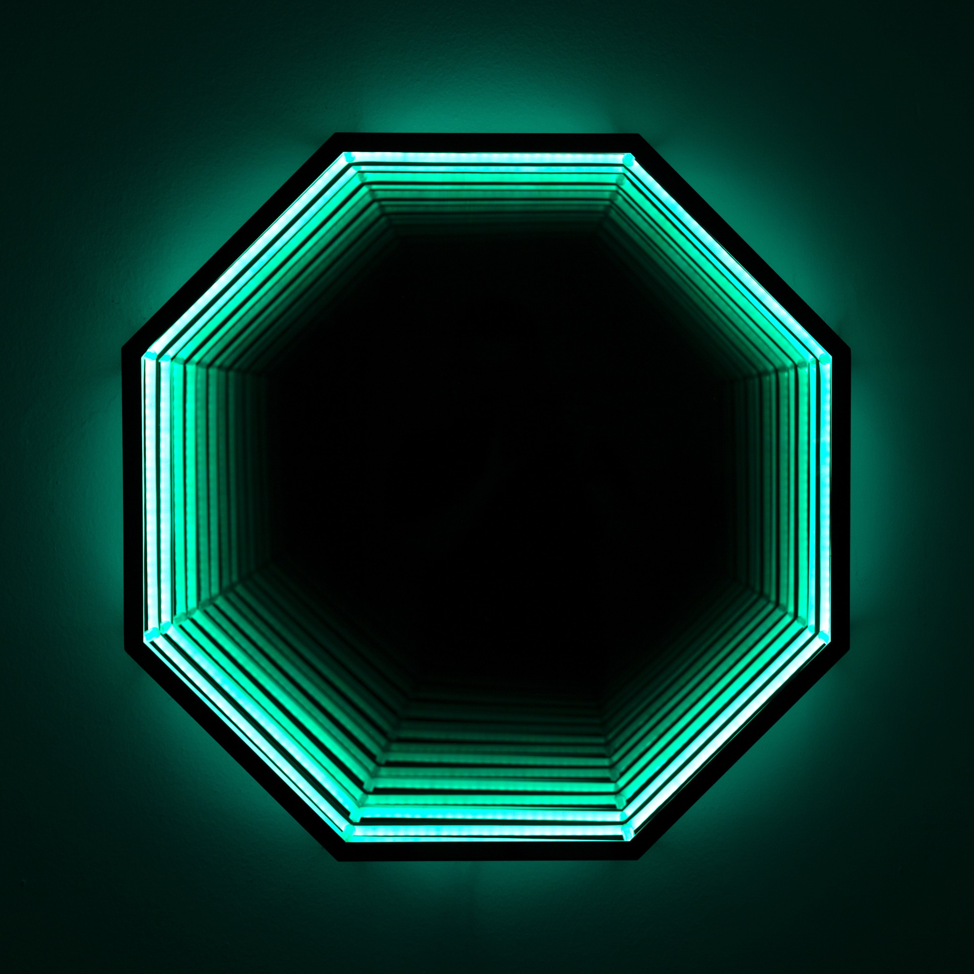 3D Octagon Mirror Light Ciel Home