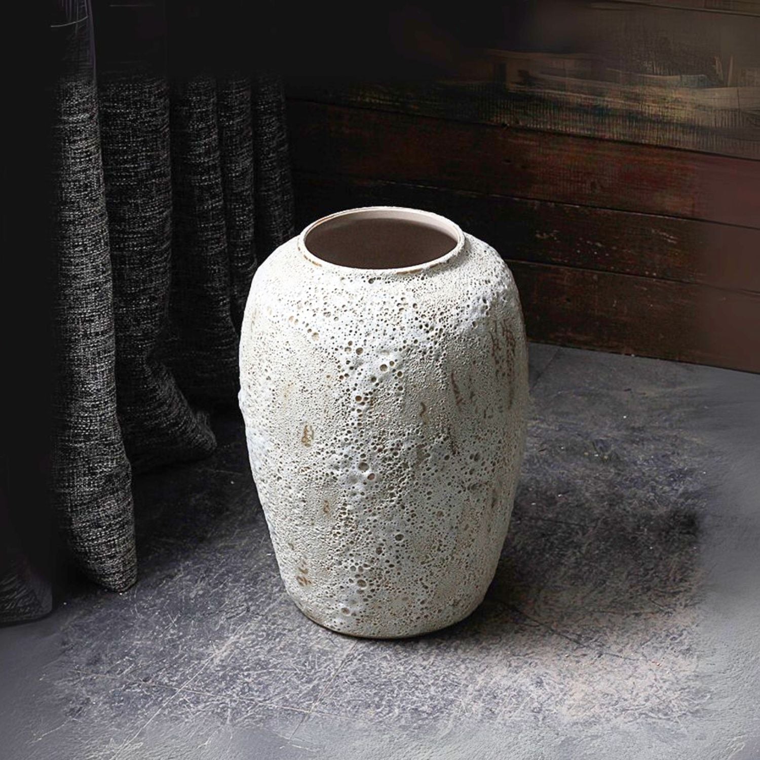 Rustic Ceramic Vase Planter - Large Ciel Home