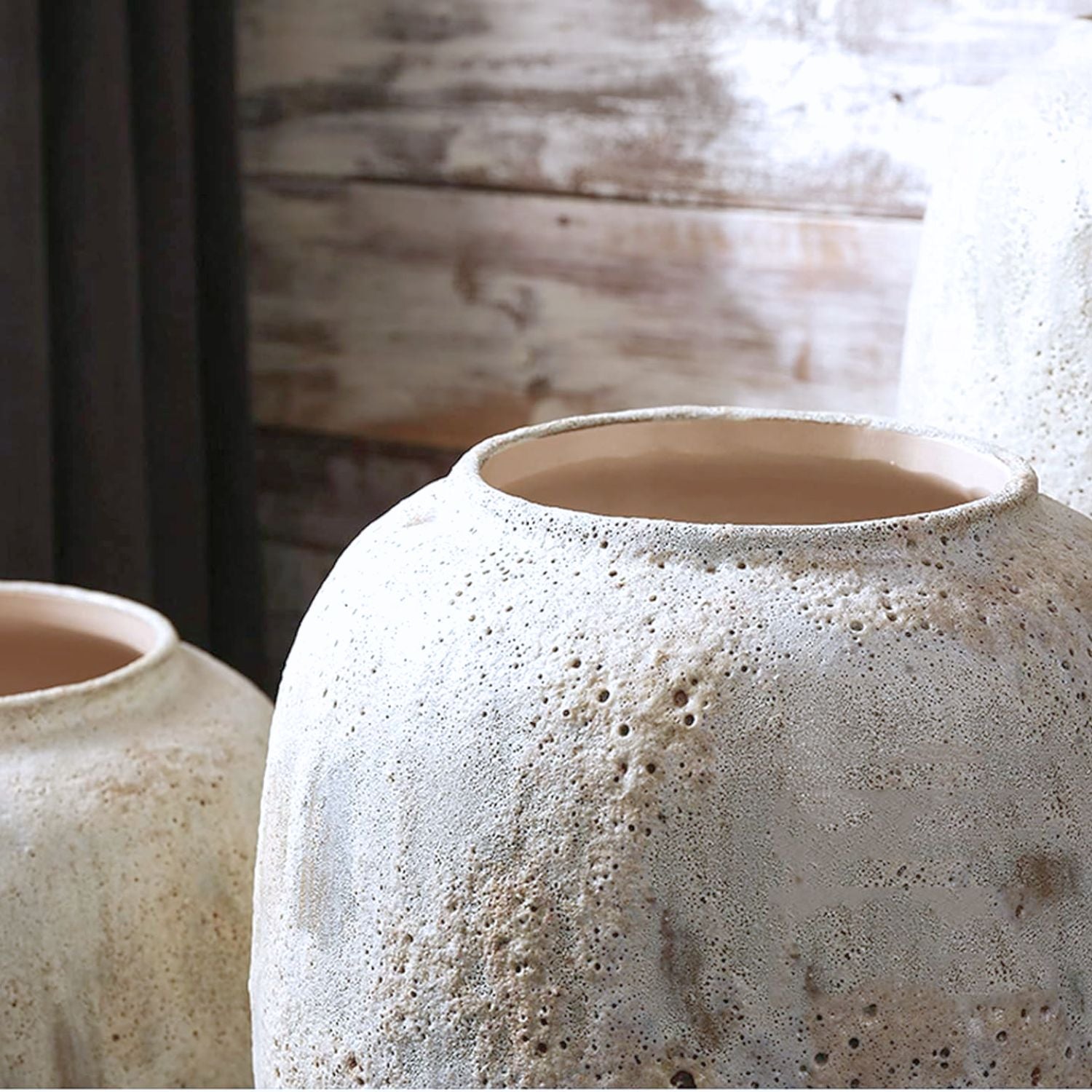 Rustic Ceramic Vase Planter - Large Ciel Home