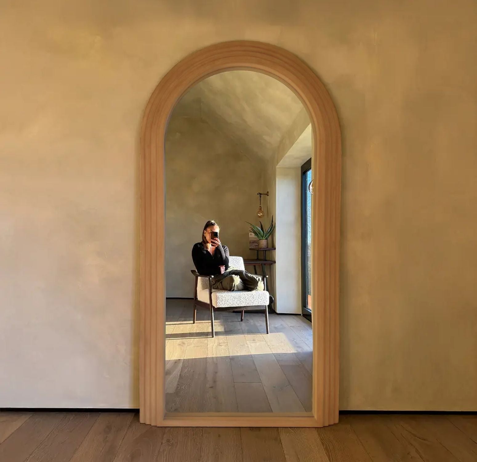 Arched Step Full-Length Mirror 200x100 cm Ciel Home