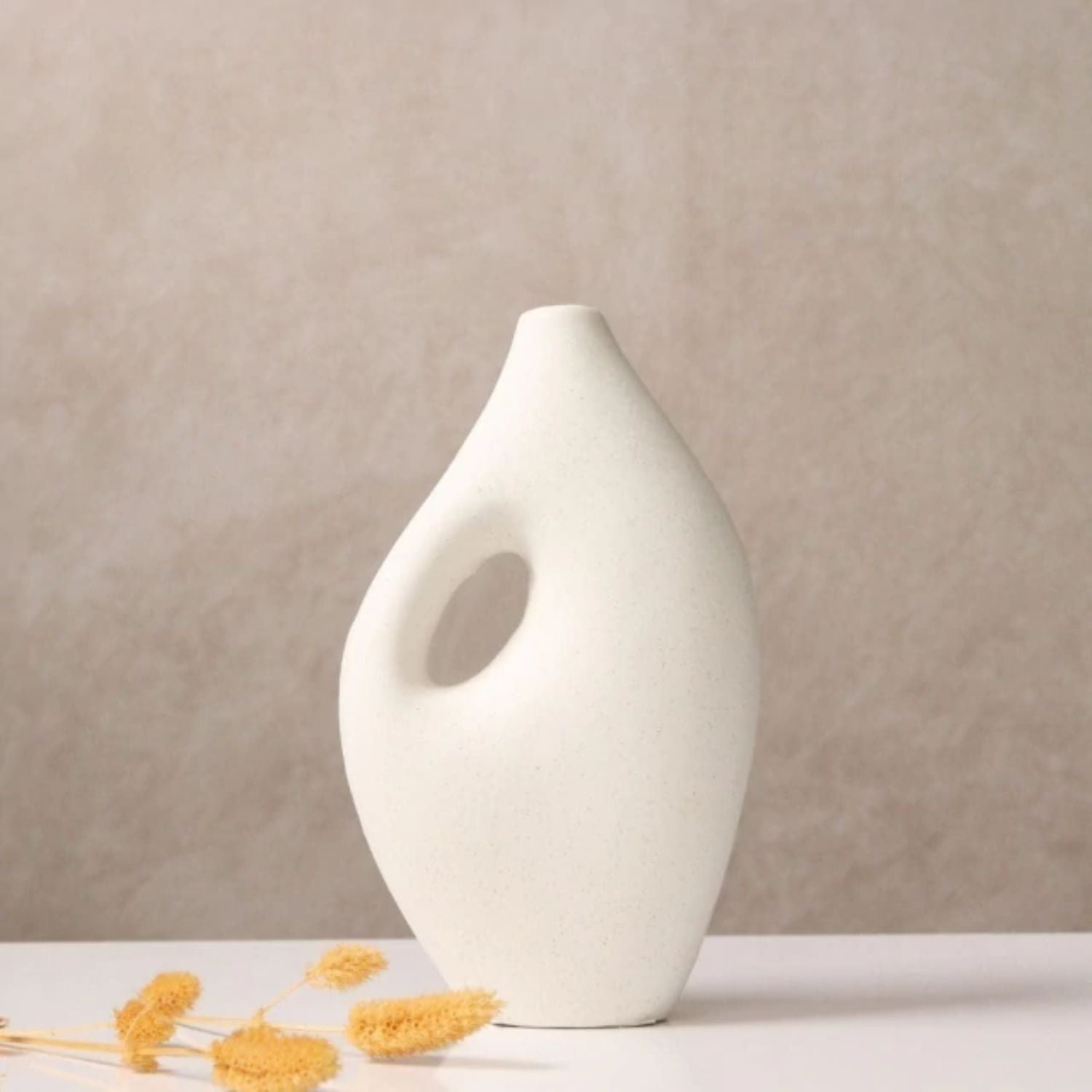 Ceramic Vase White Jar Ciel Home