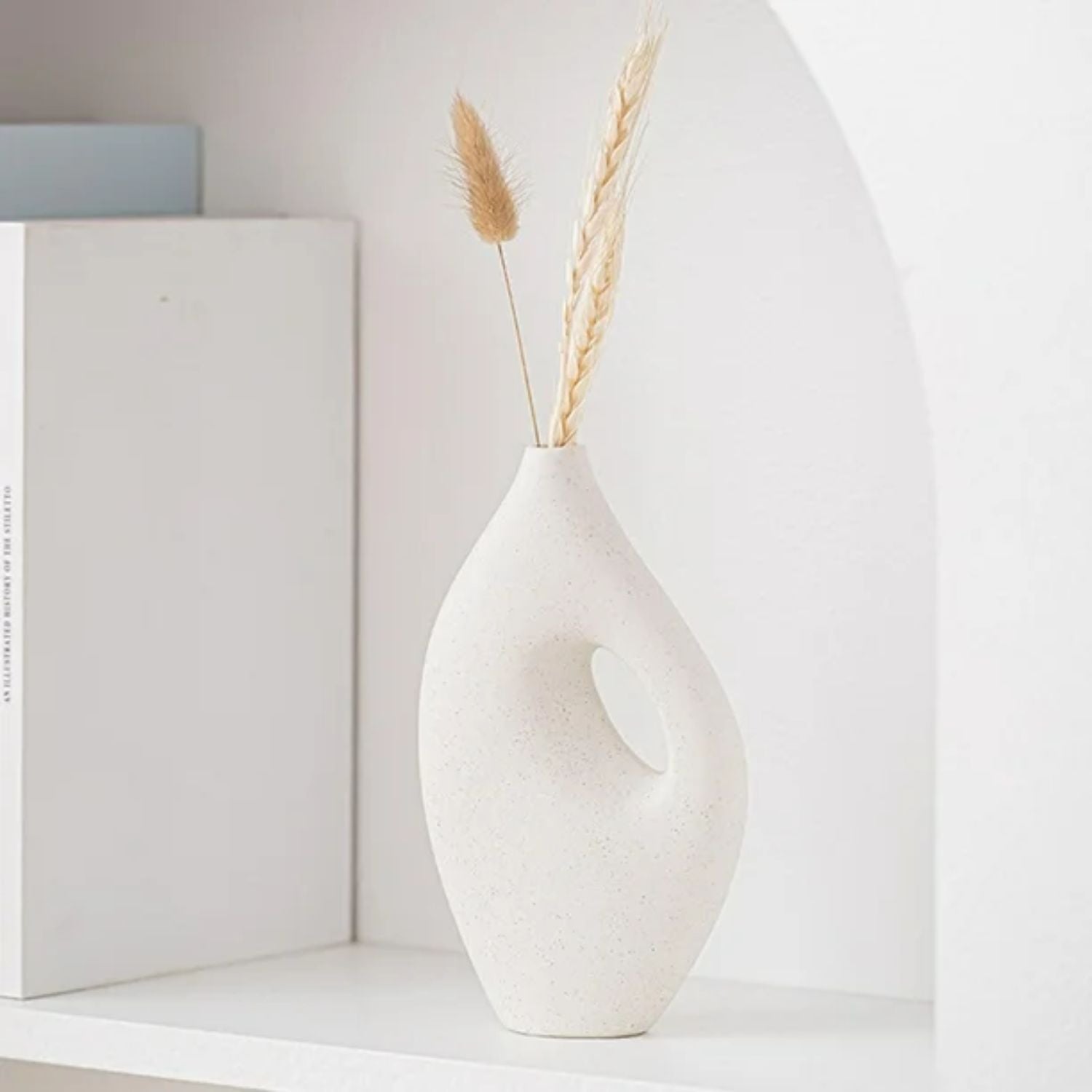 Ceramic Vase White Jar Ciel Home