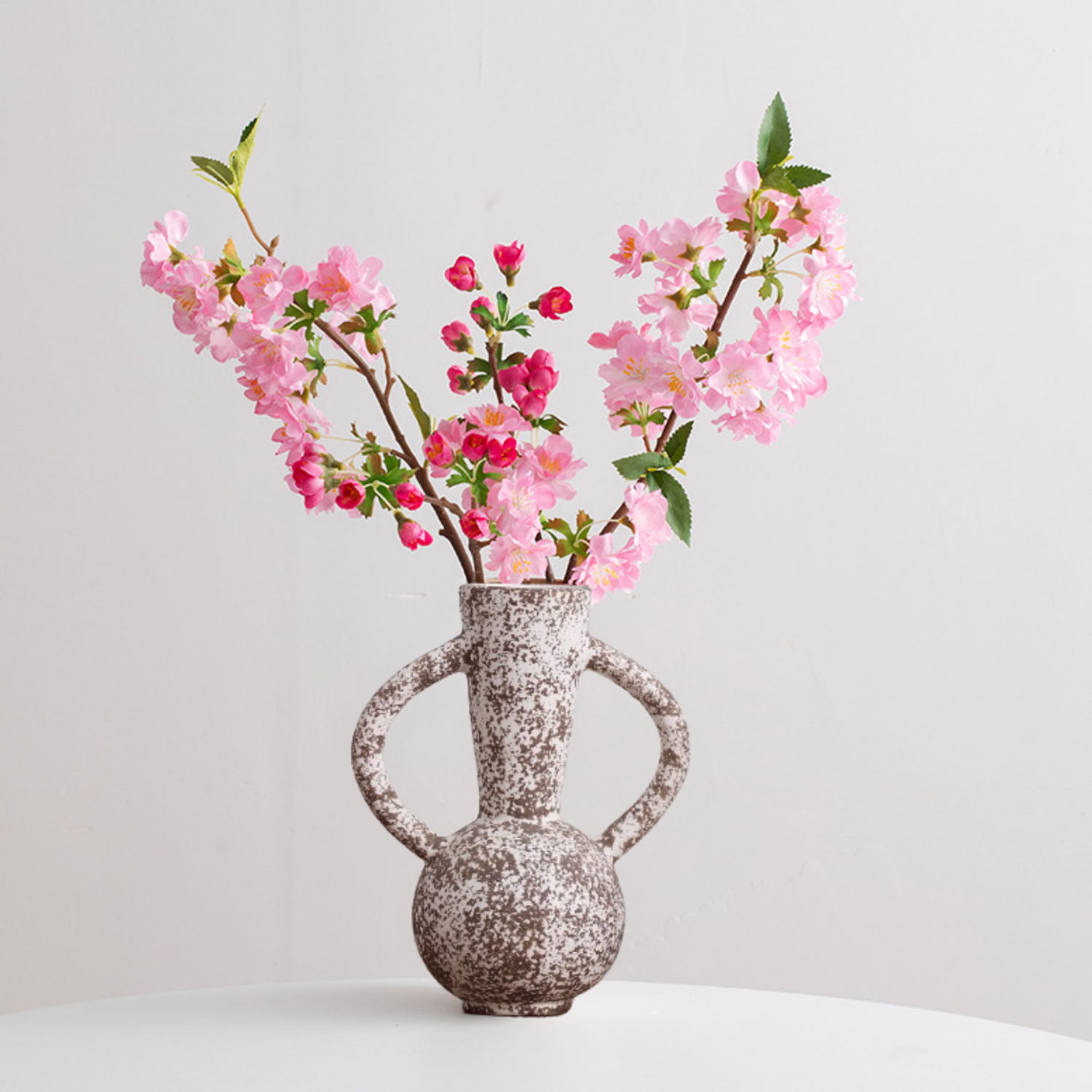 Ceramic Vase and Deco Figure Set – 2 Piece Set Ciel Home