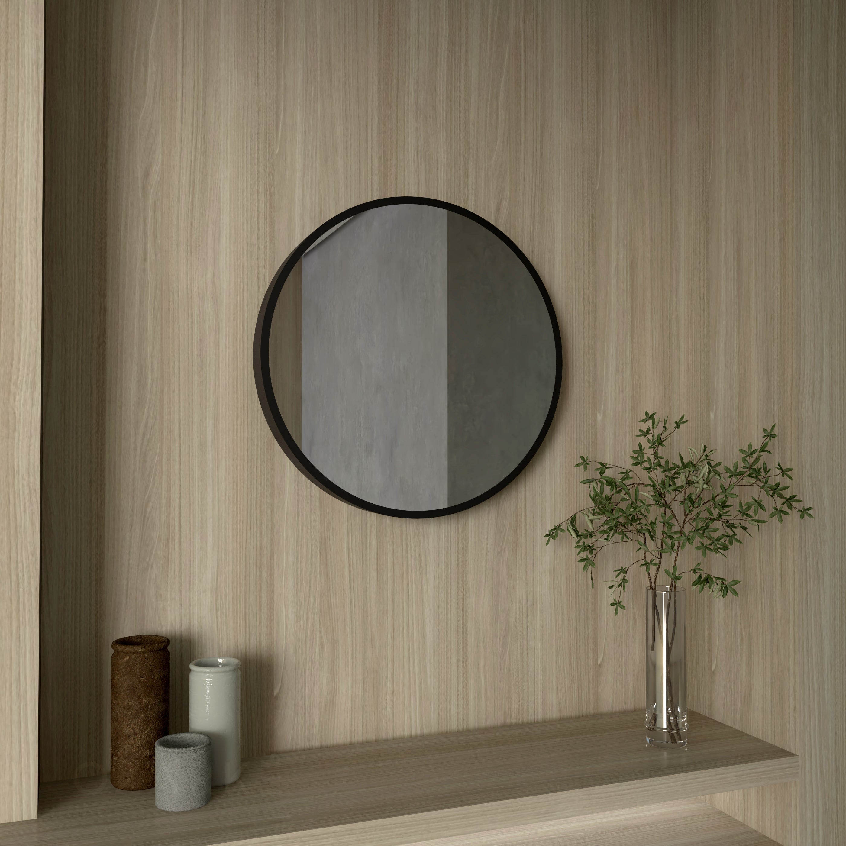 3D Circle Mirror Light Ciel Home