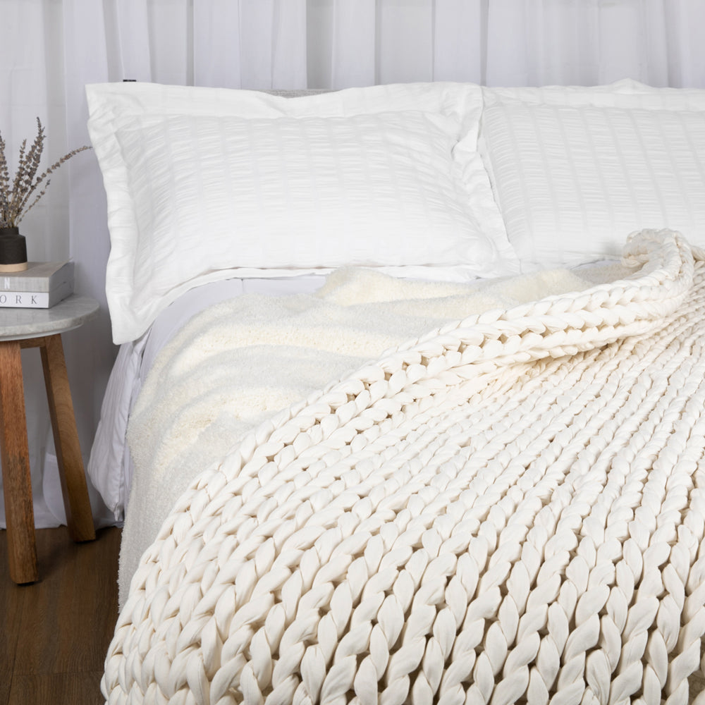 Cozy Knit Wrap - Ciel Home