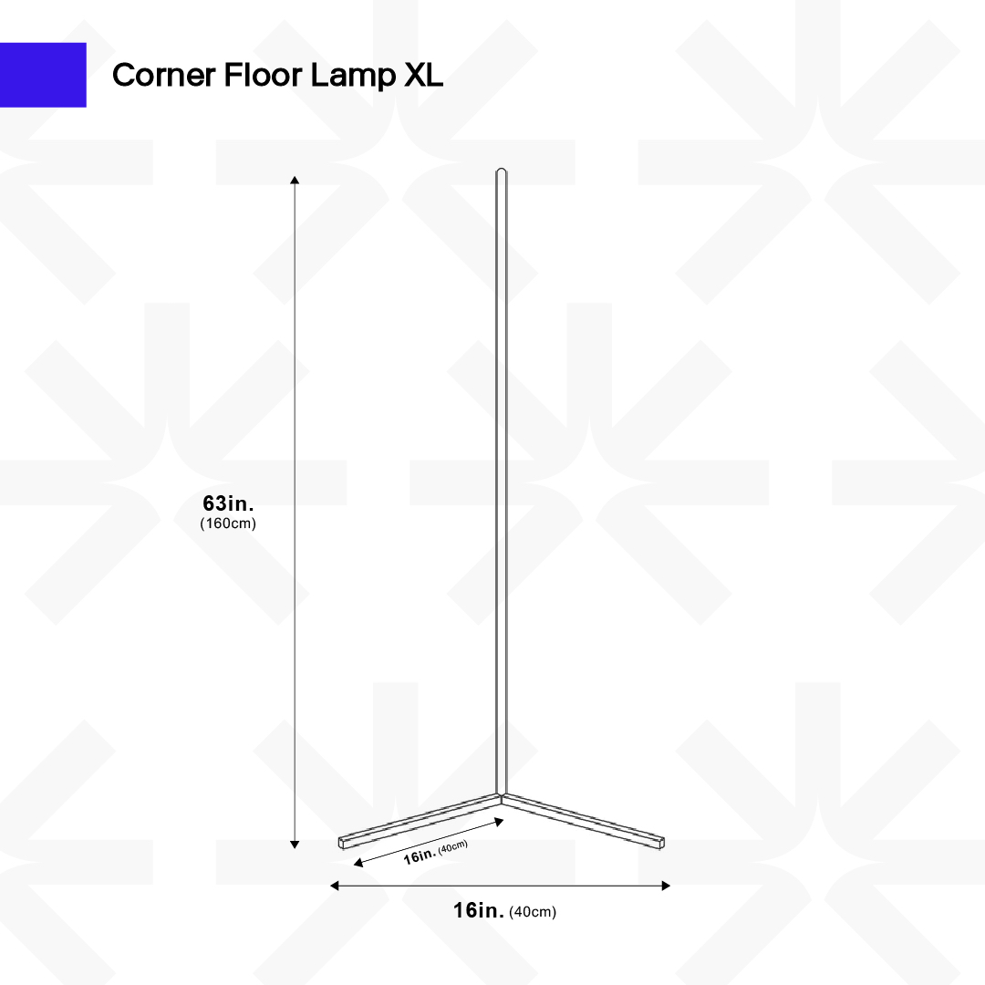 Corner Floor Lamp XL Ciel Home
