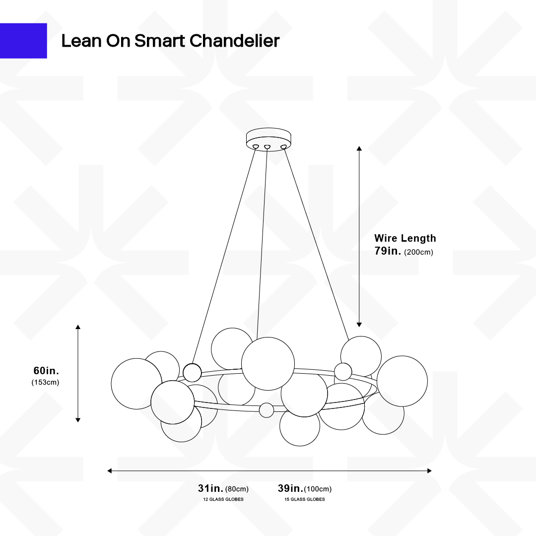 Lean On Smart Chandelier Ciel Home