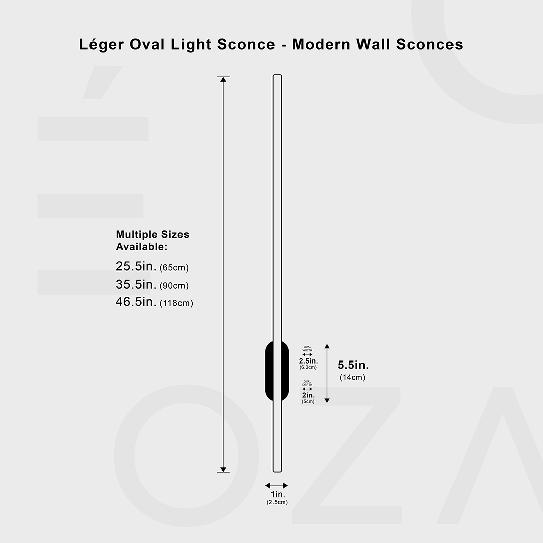 Léger Oval Sconce Ciel Home