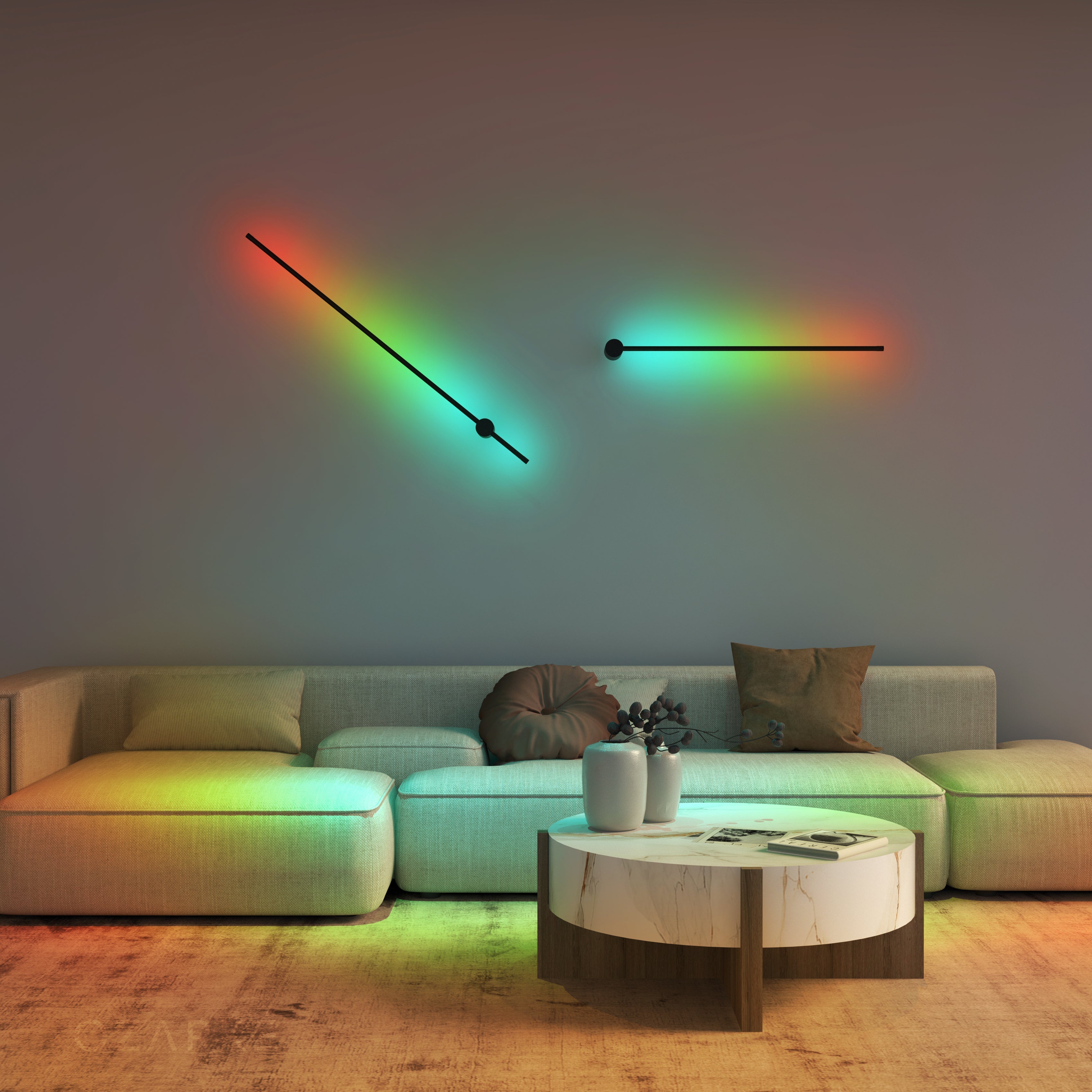 Léger RGB Light Sconce Ciel Home