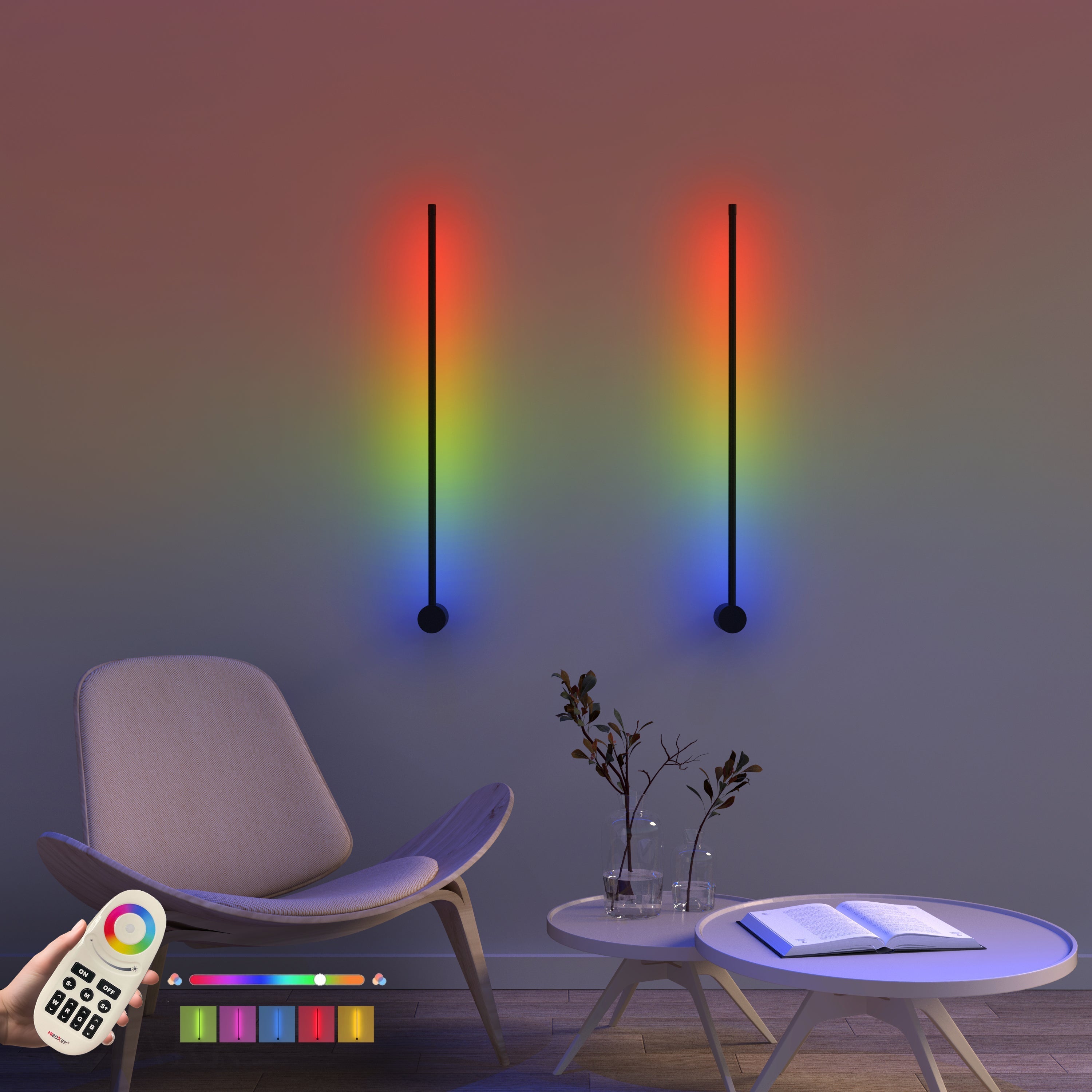 Léger RGB Light Sconce Ciel Home