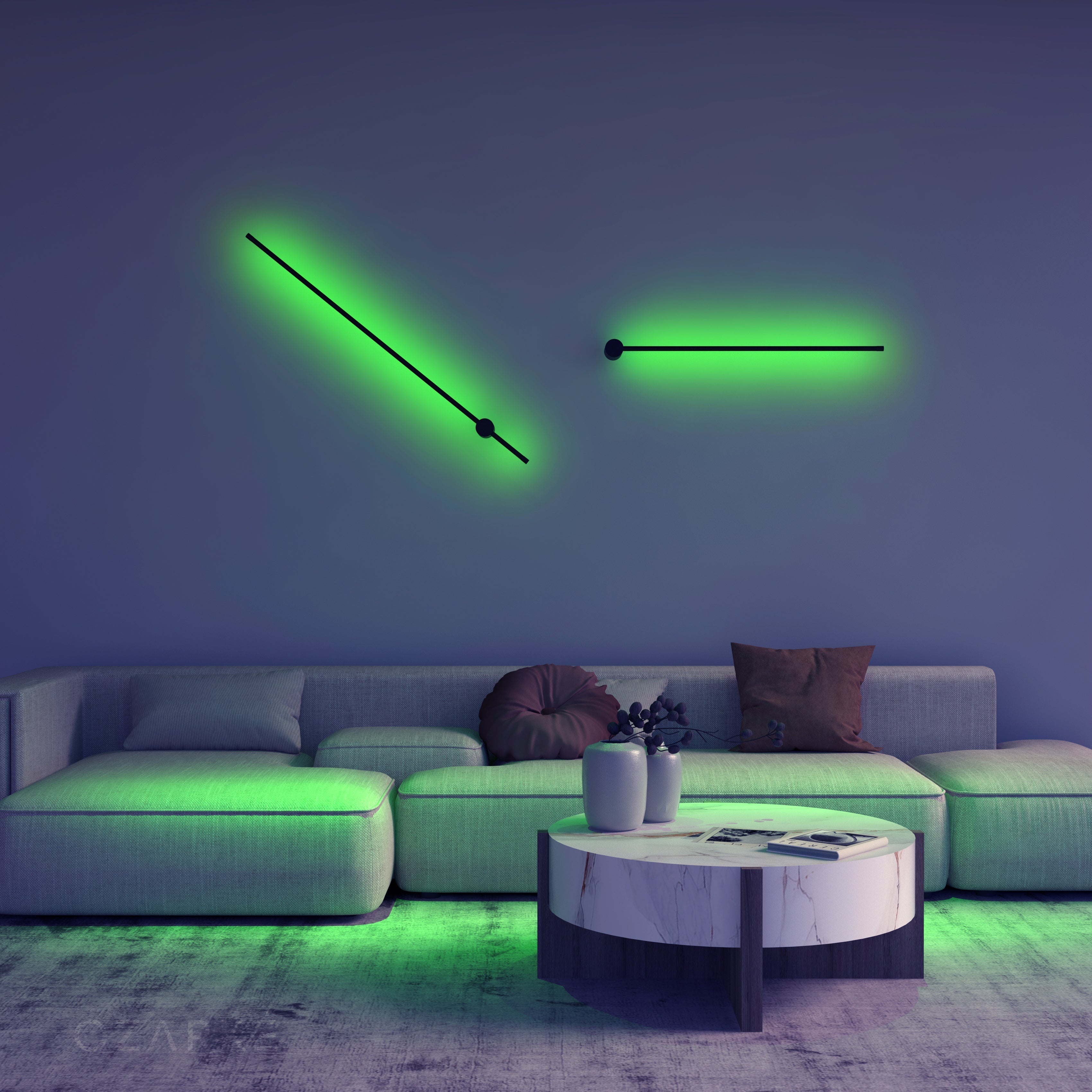 Léger RGB Light Sconce Ciel Home