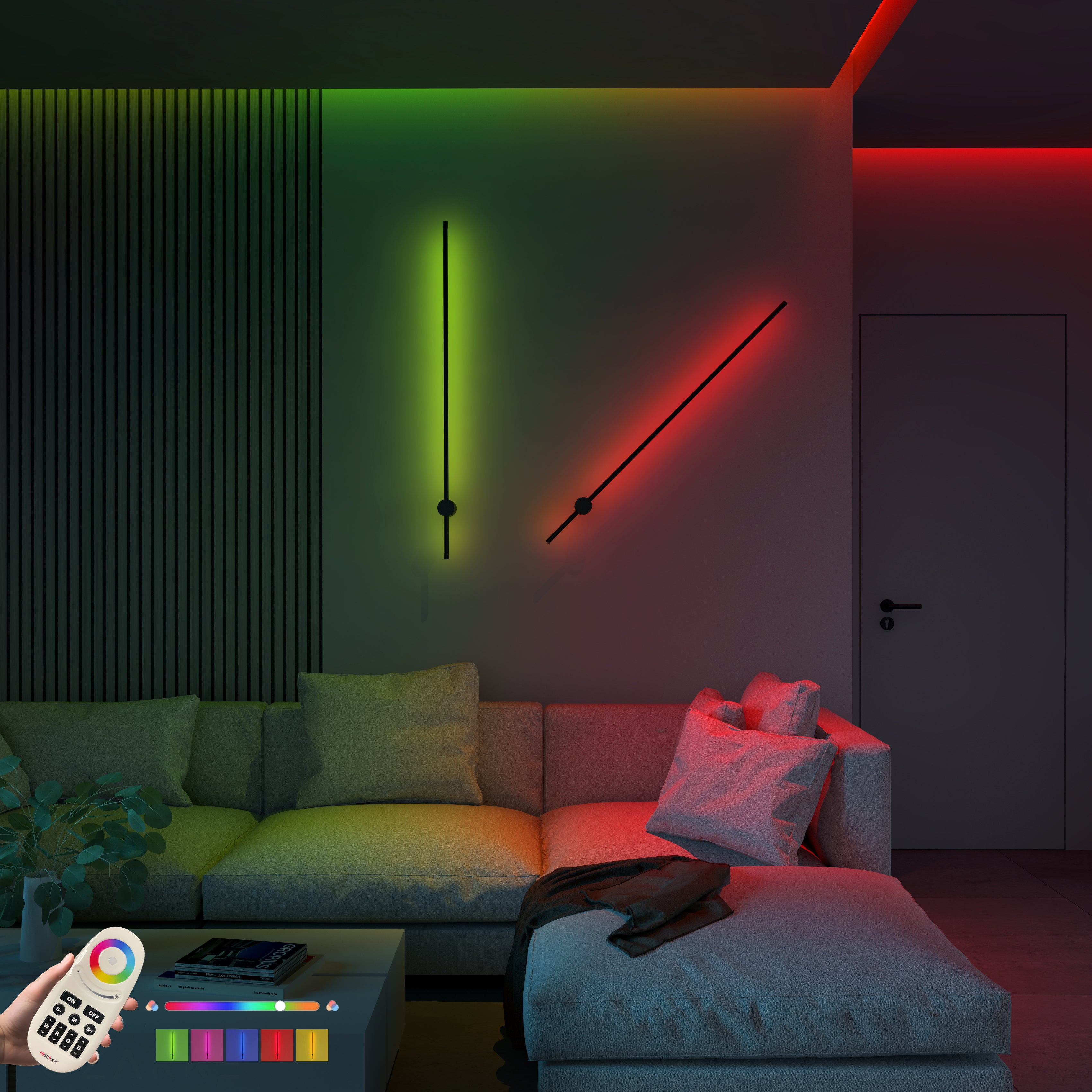 Léger RGB Light Sconce Ciel Home