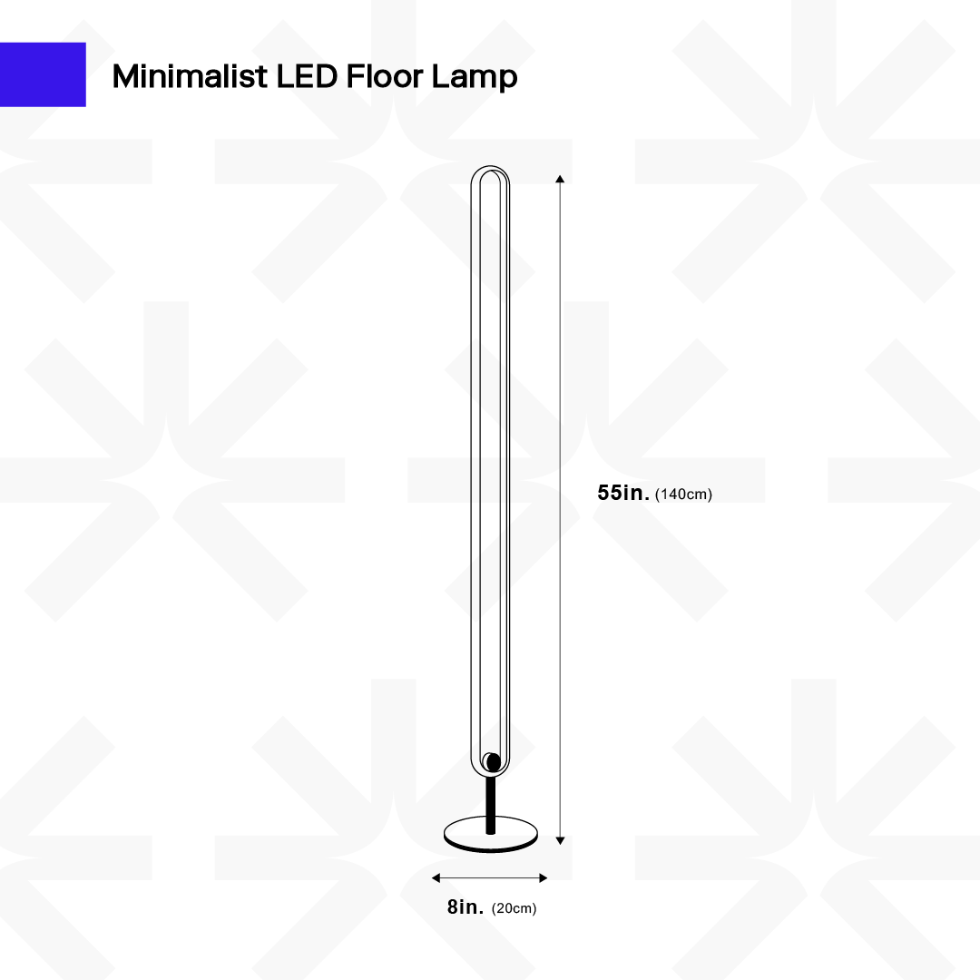 Minimalist LED Floor Lamp Ciel Home
