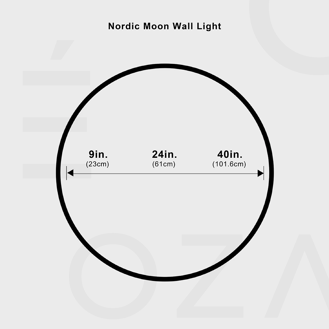Nordic Moon Wall Light Ciel Home