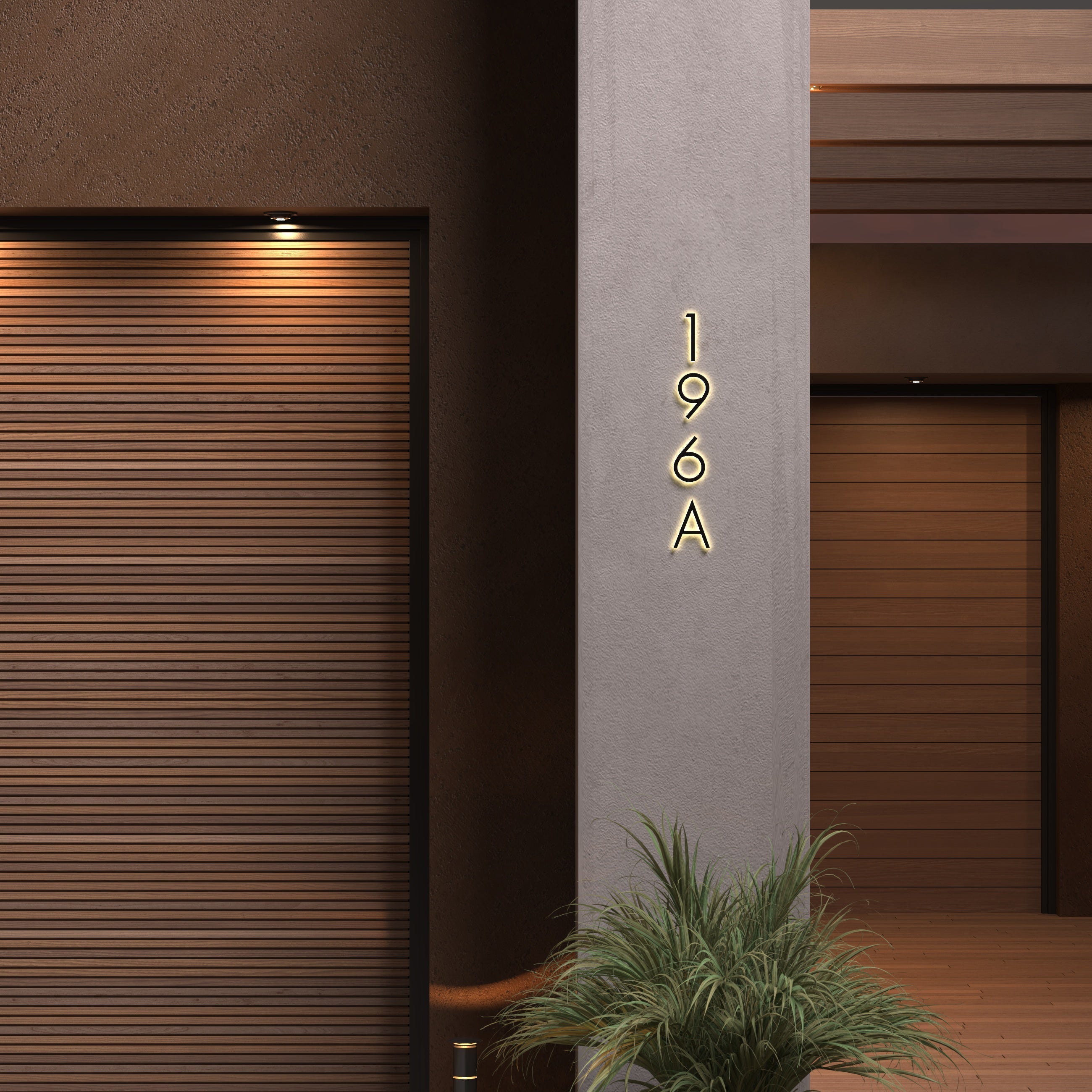 Metal 3D Outdoor Numbers Ciel Home