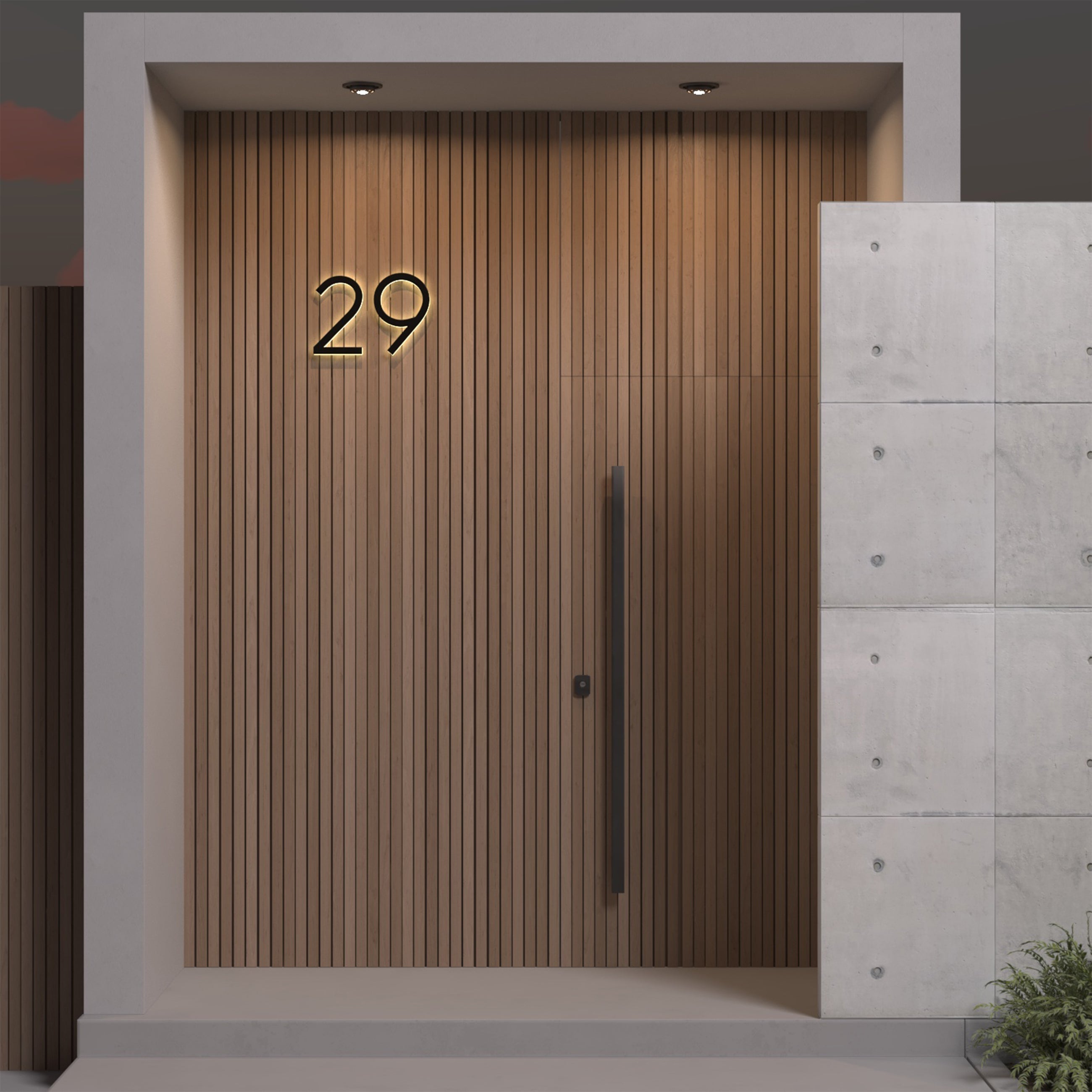 Metal 3D Outdoor Numbers Ciel Home