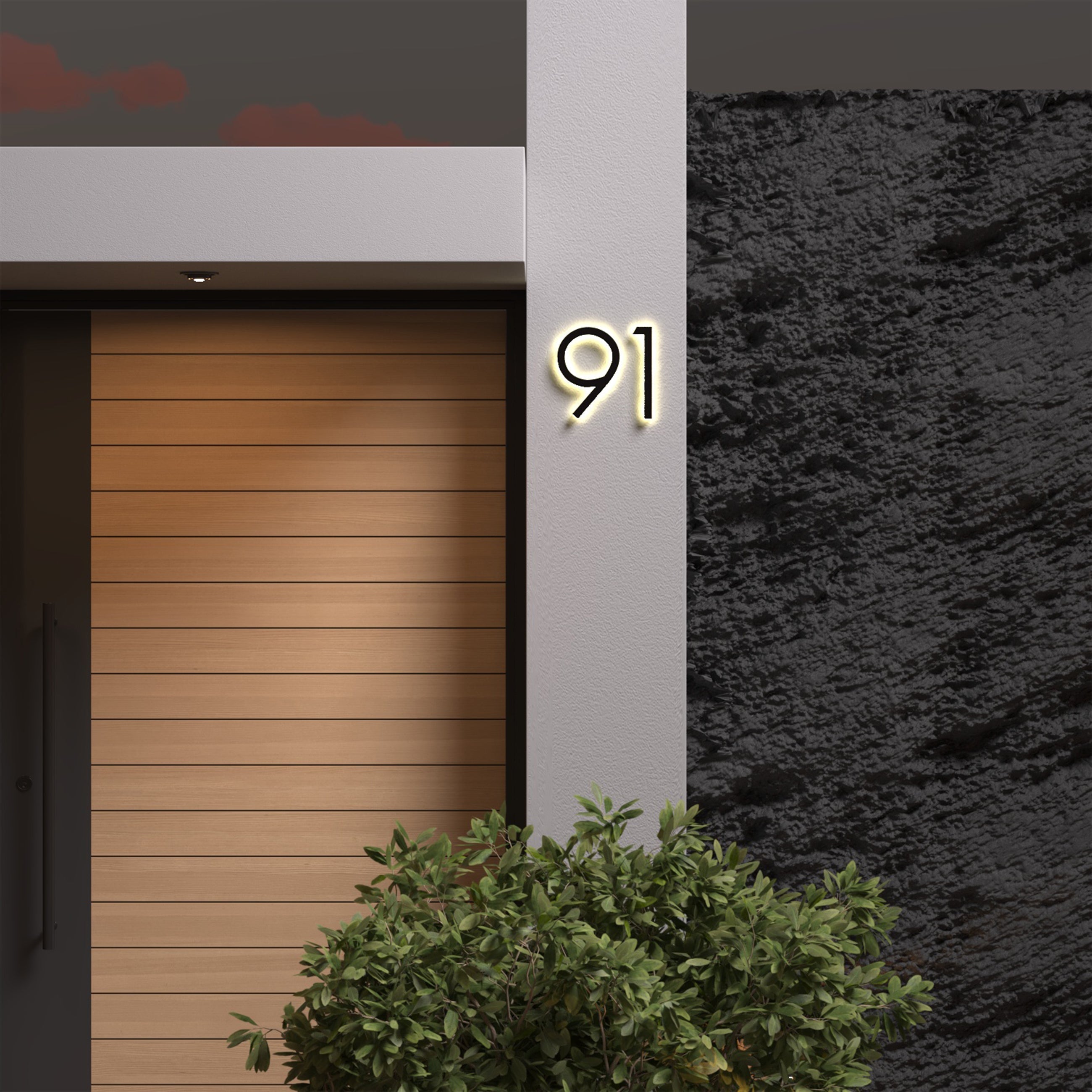 Metal 3D Outdoor Numbers Ciel Home