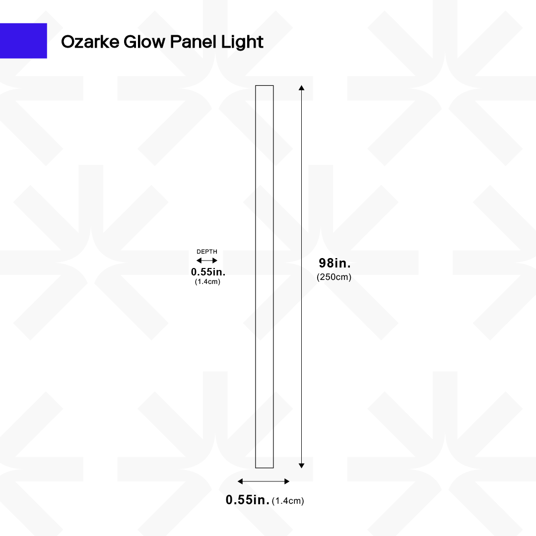 Ozarke Glow Panel Light Ciel Home