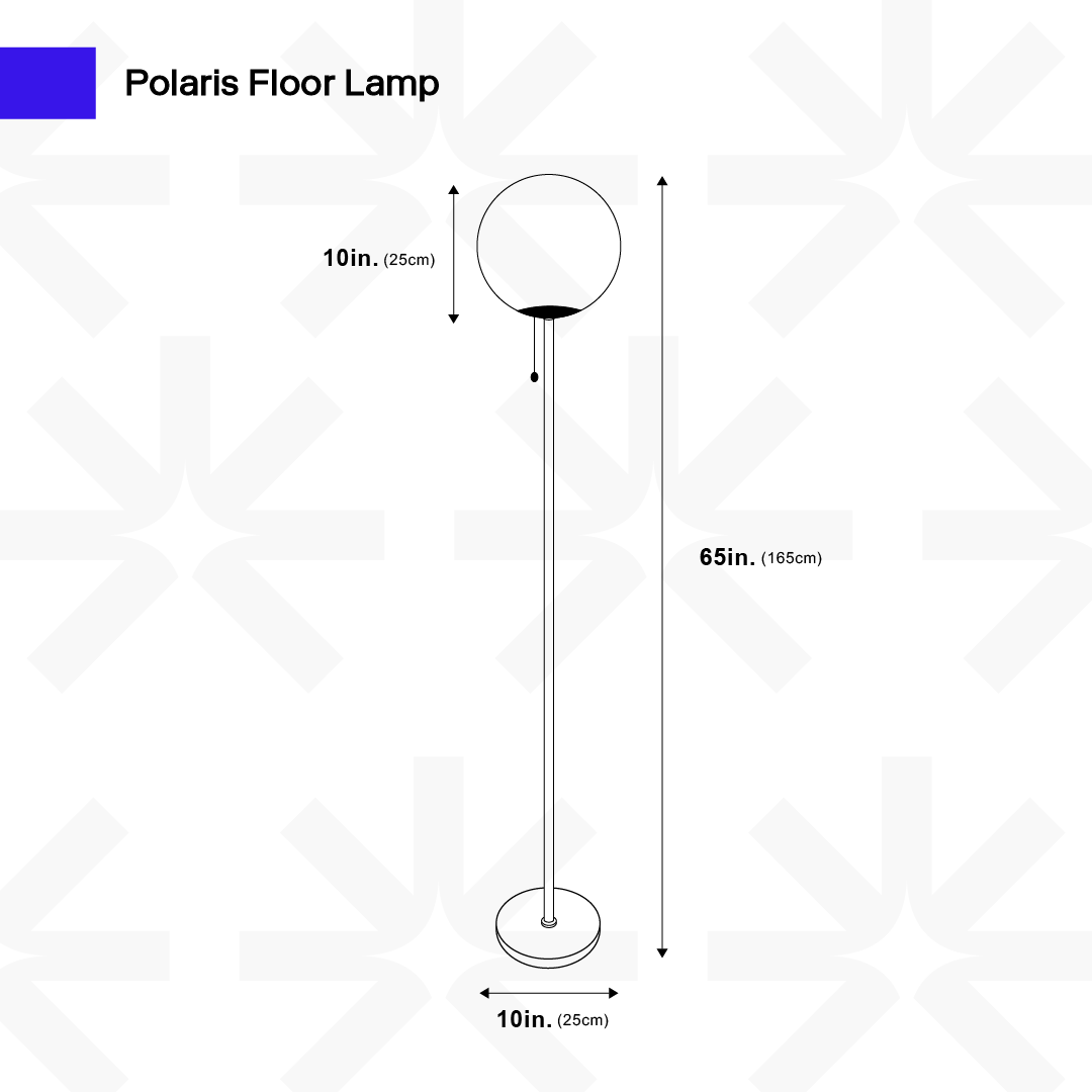 Polaris Floor Lamp Ciel Home