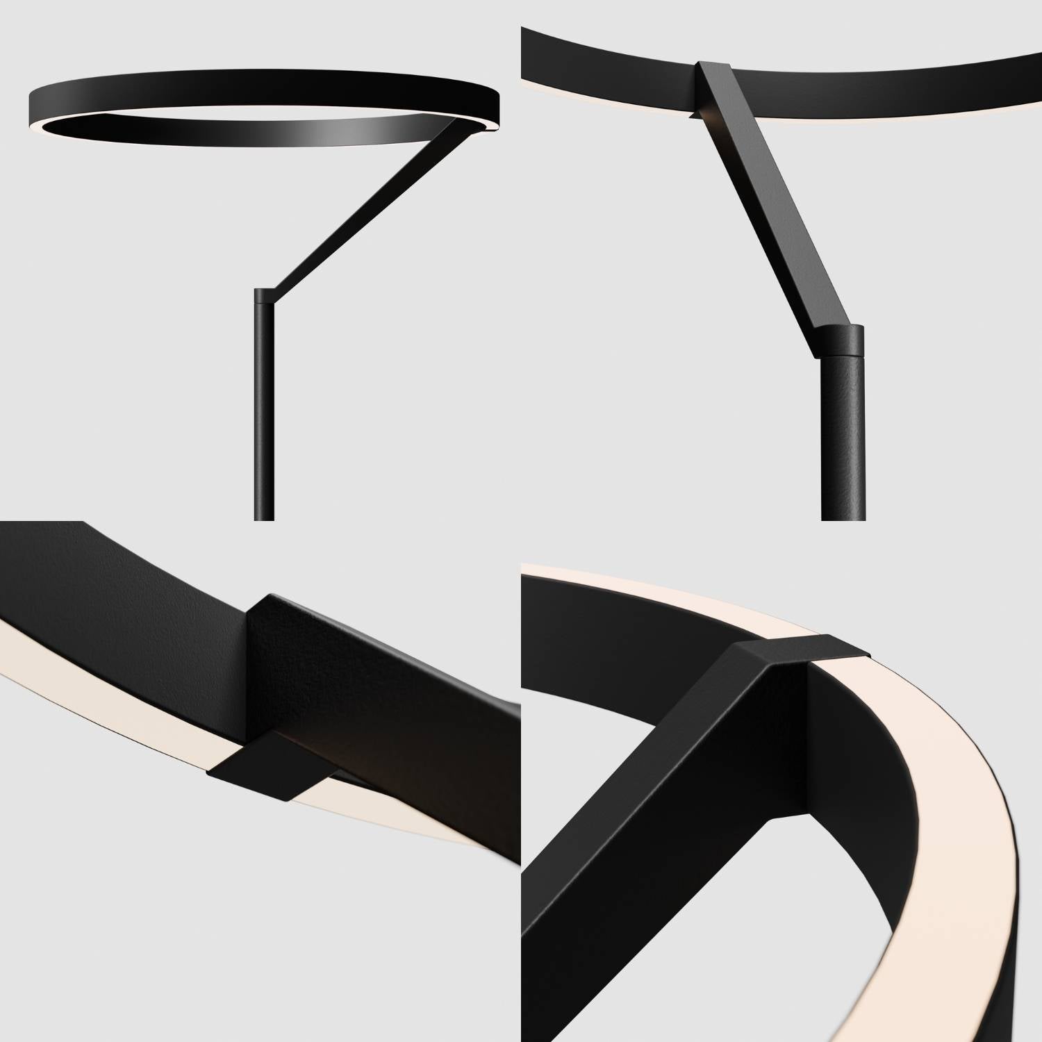 Floor Lamp | Modern Minimalist Design, Adjustable Light Ring, Smart Home Lighting Ciel Home